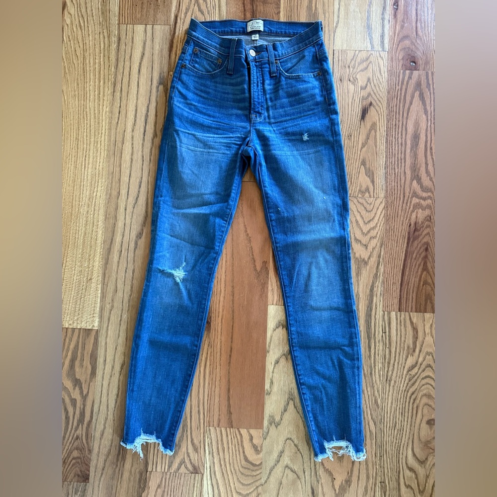 J.Crew High Rise Toothpick Jeans